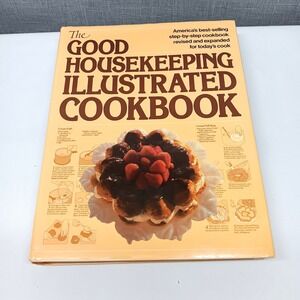 VTG‎ 1989 Good Housekeeping Illustrated Cookbook Hardcover Meat Fish Desserts +